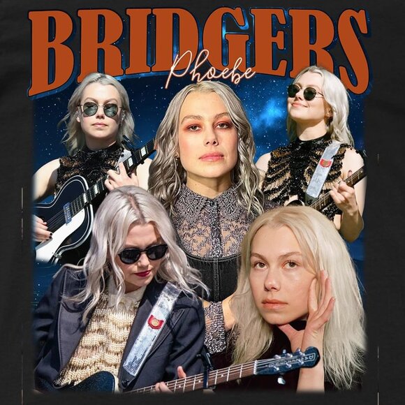 Phoebe Bridgers Singer 90s Retro T-Shirt Indie Music Fan Graphic Tee 79 - Picture 2 of 6